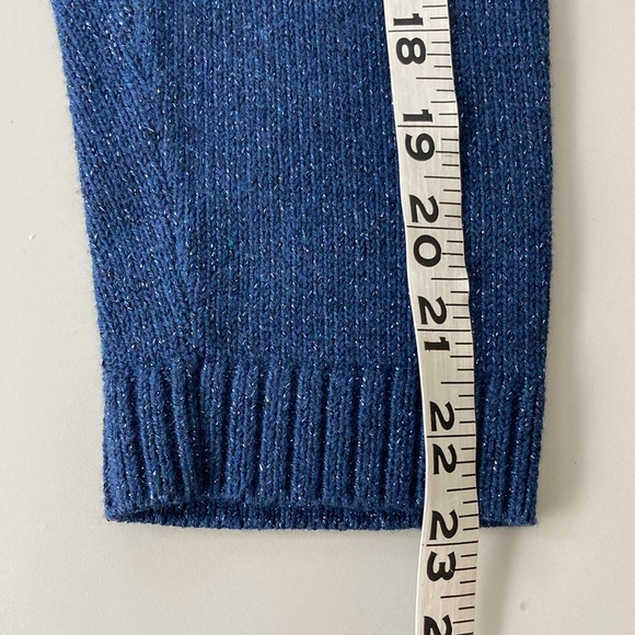 Christopher & Banks Blue Snowflake Reindeer Sweater - Picture 8 of 11